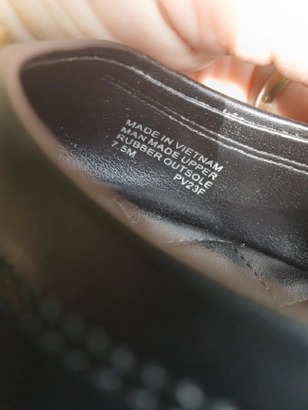 Michael Kors‎ Black,vegan Leather Ballet Flats with Gold MK Medallions,sz7.5